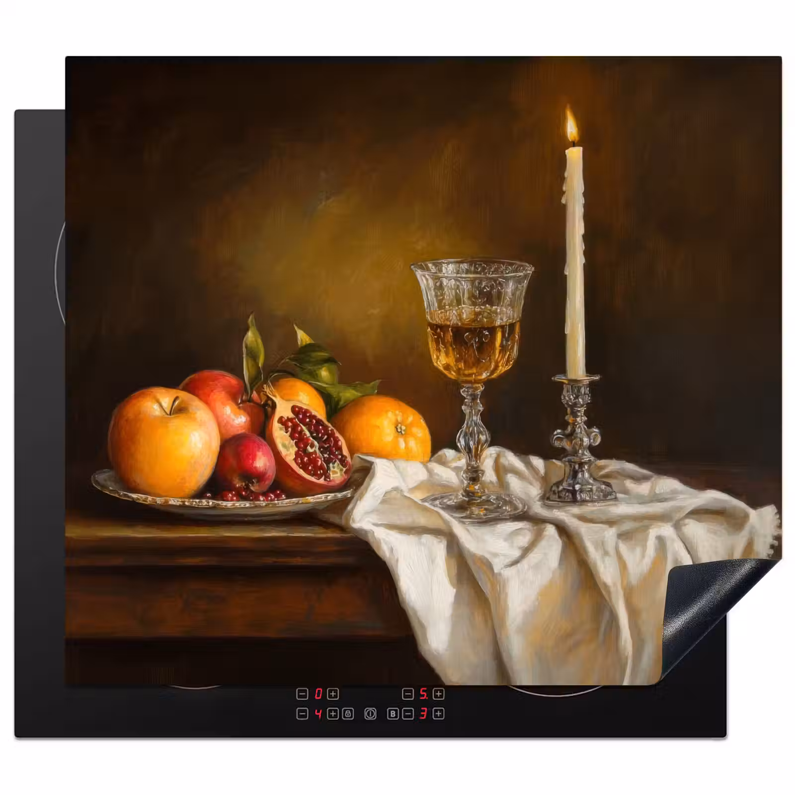 Induction hob protector - Fruit - Still life - Wine - Candle — 1
