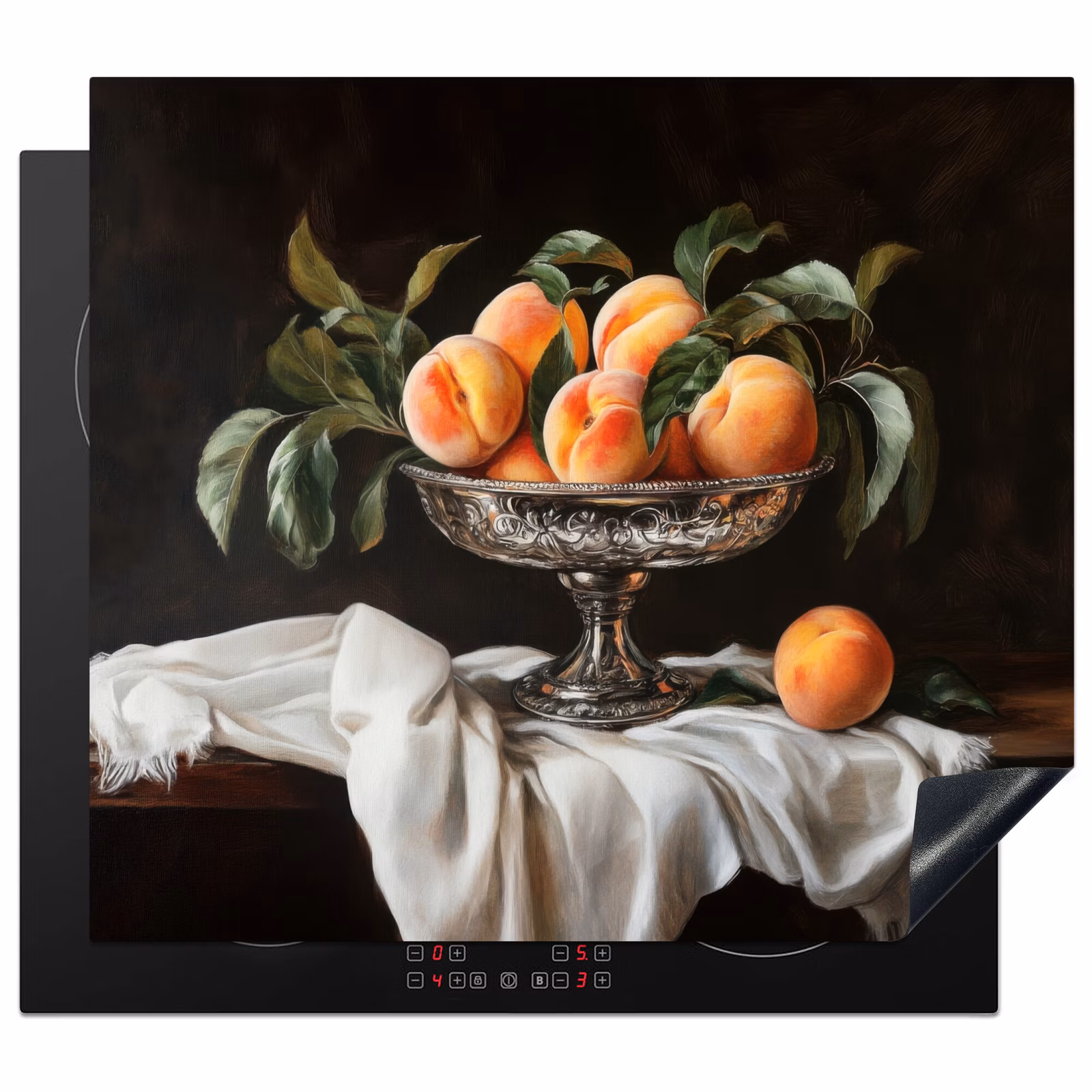 Induction hob protector - Still Life - Peaches - Vintage — 1