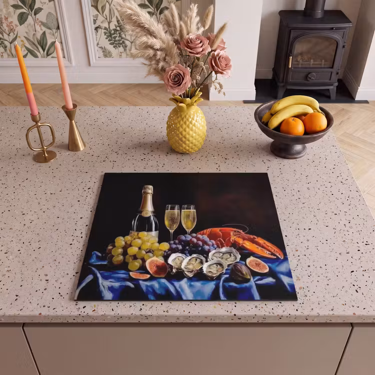Induction hob protector - Champagne - Luxury - Oysters — 3