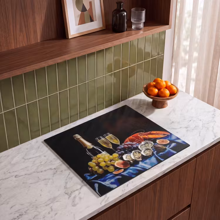 Induction hob protector - Champagne - Luxury - Oysters — 4