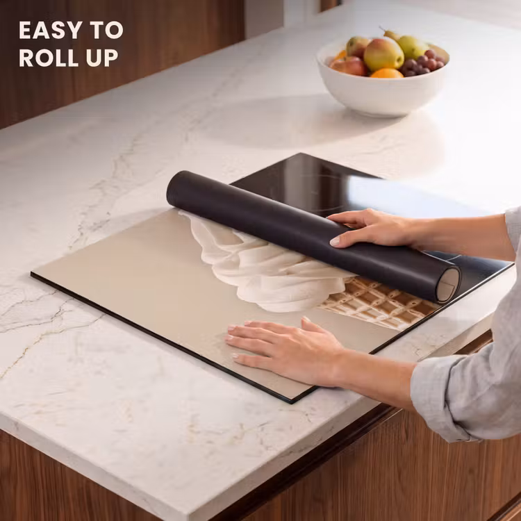 Induction hob protector - Ice cream - Soft ice cream - Creamy - Horn - Beige — 6