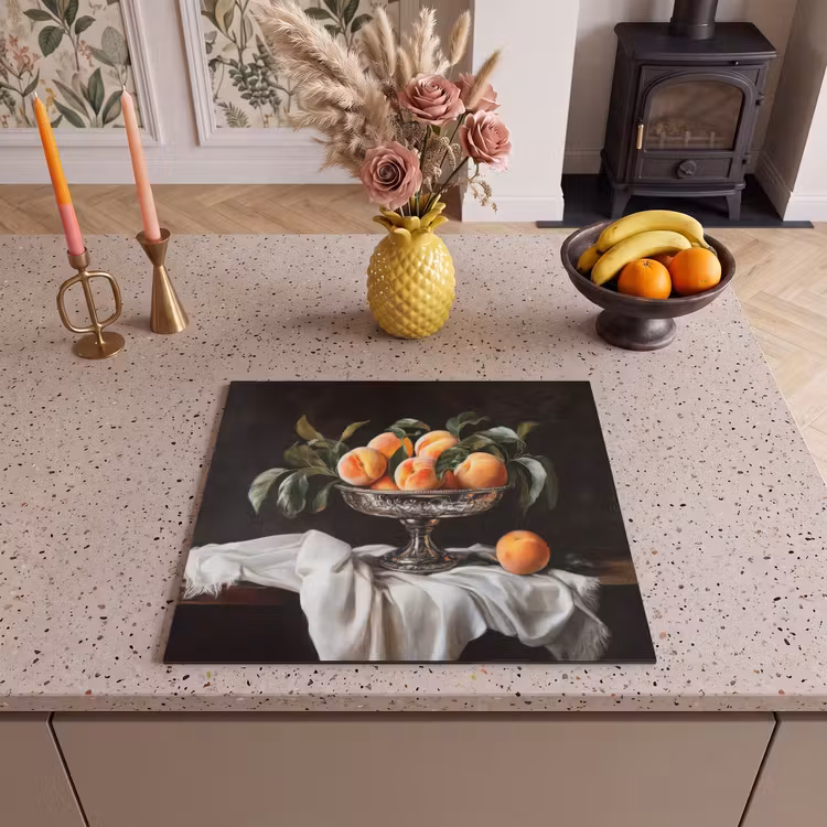 Induction hob protector - Still Life - Peaches - Vintage — 3