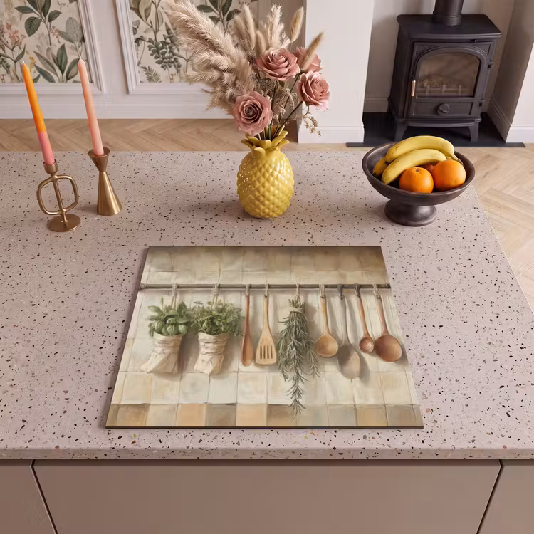 Induction hob protector - Wood - Kitchenware - Still Life - Tiles — 3