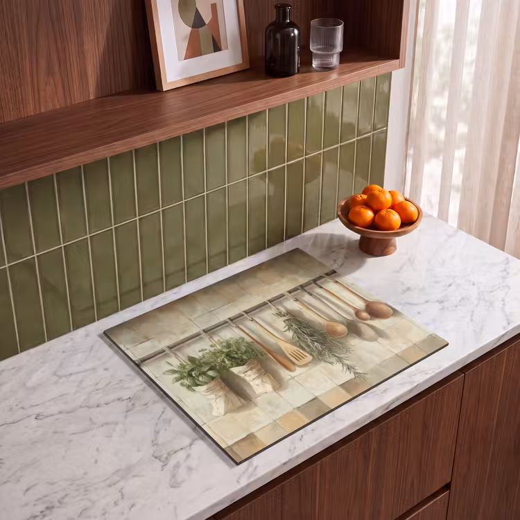Induction hob protector - Wood - Kitchenware - Still Life - Tiles — 4