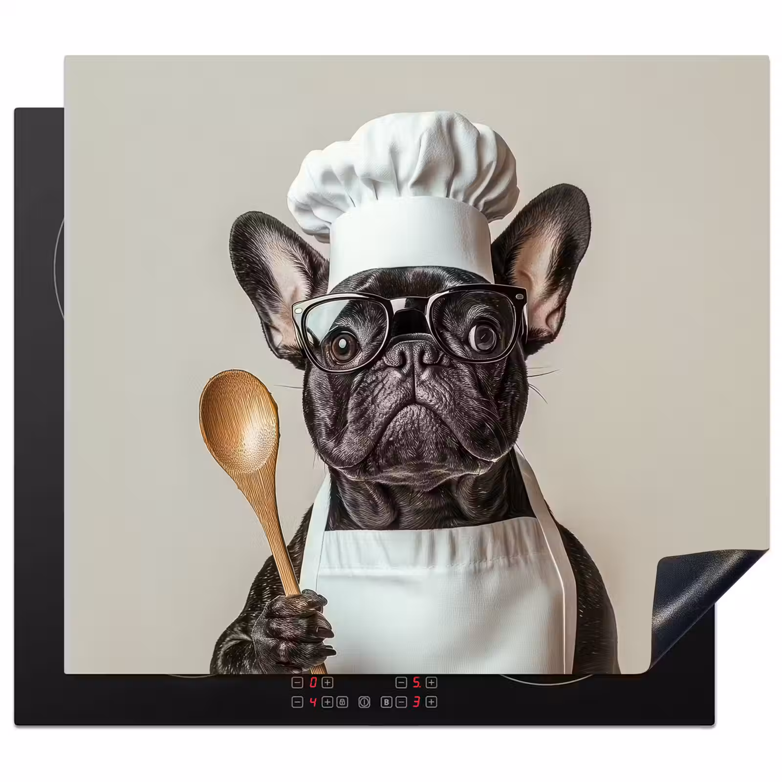 Induction hob protector - Glasses - Dog - Cook — 1