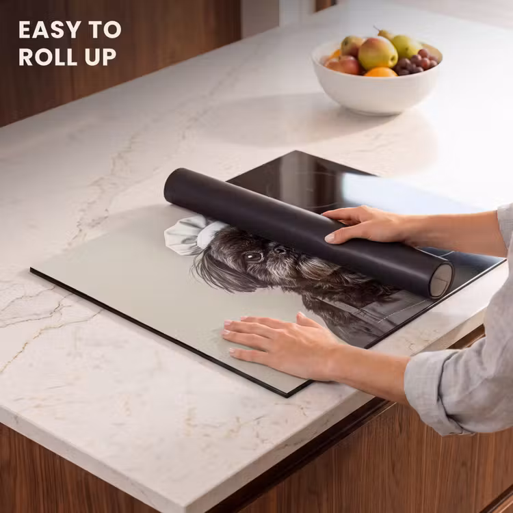 Induction hob protector - Chef's Clothing - Black - Dog — 6