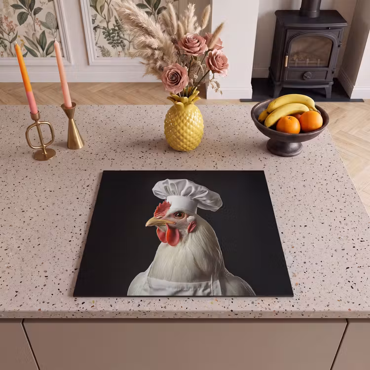 Induction hob protector - Cook - Red - Chicken — 3