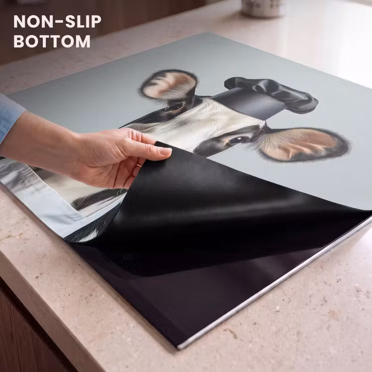 Induction hob protector - Cow - Black - White - Cook — 5