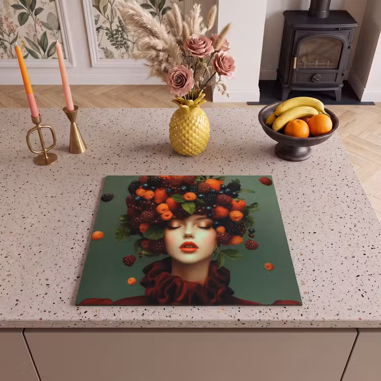Induction hob protector - Female - Strawberries - Raspberries - Blackberries - Berries — 3