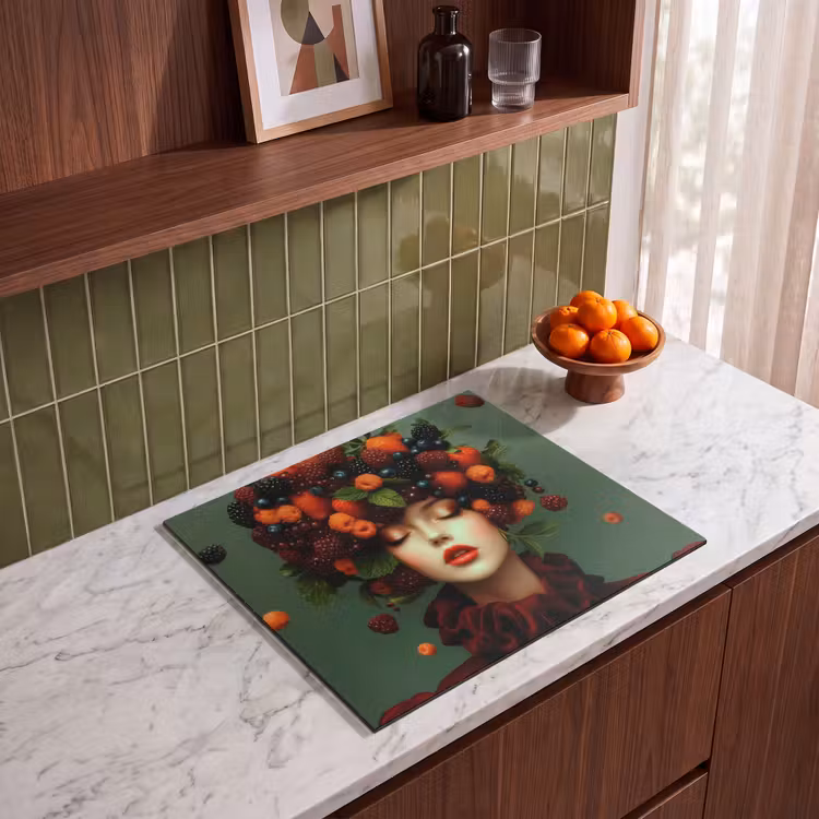 Induction hob protector - Female - Strawberries - Raspberries - Blackberries - Berries — 4