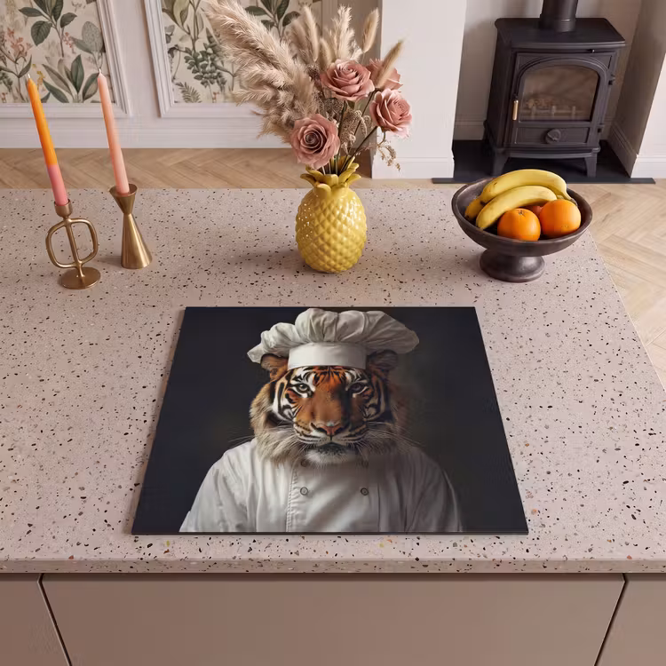 Induction hob protector - Tiger - Chef's Clothing - Brown — 3