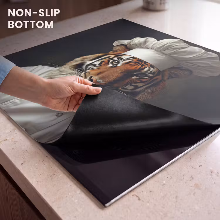 Induction hob protector - Tiger - Chef's Clothing - Brown — 5