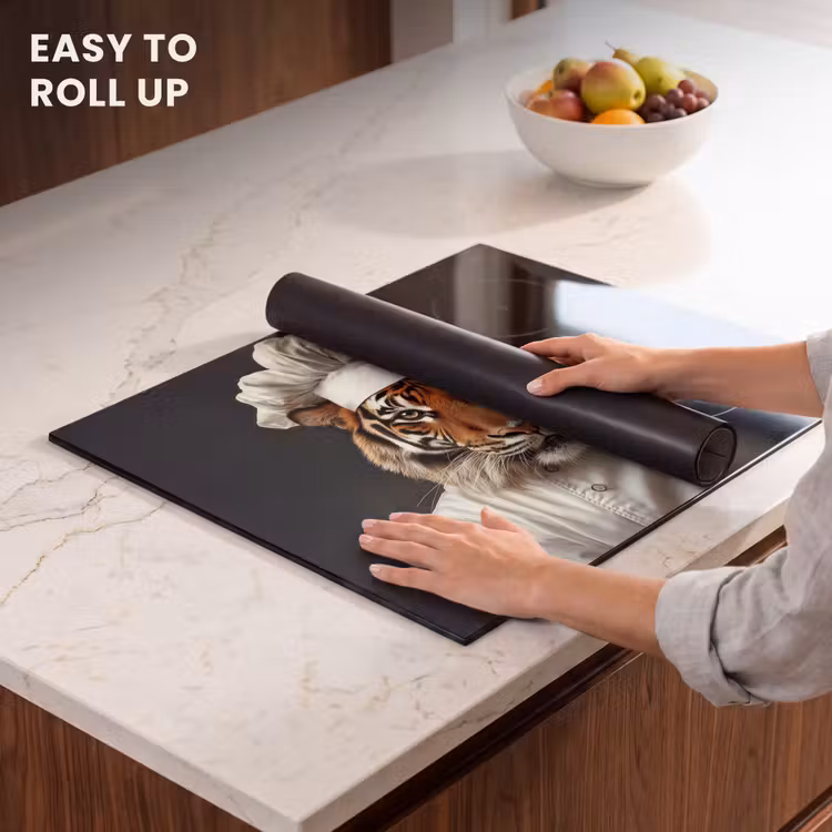 Induction hob protector - Tiger - Chef's Clothing - Brown — 6