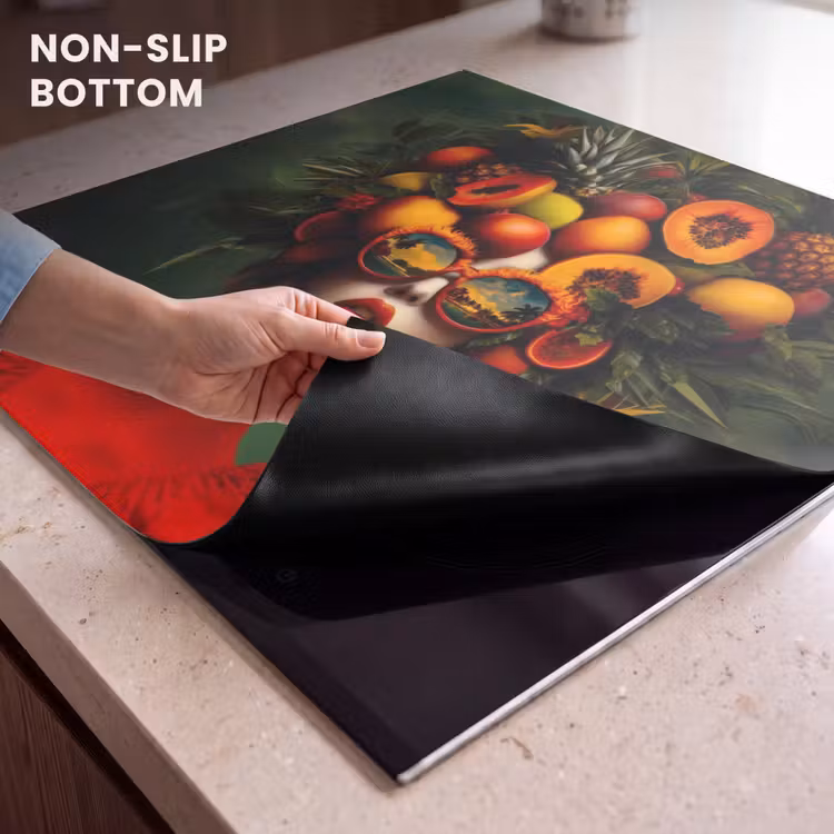 Induction hob protector - Woman - Fruits - Papaya - Pineapple — 5