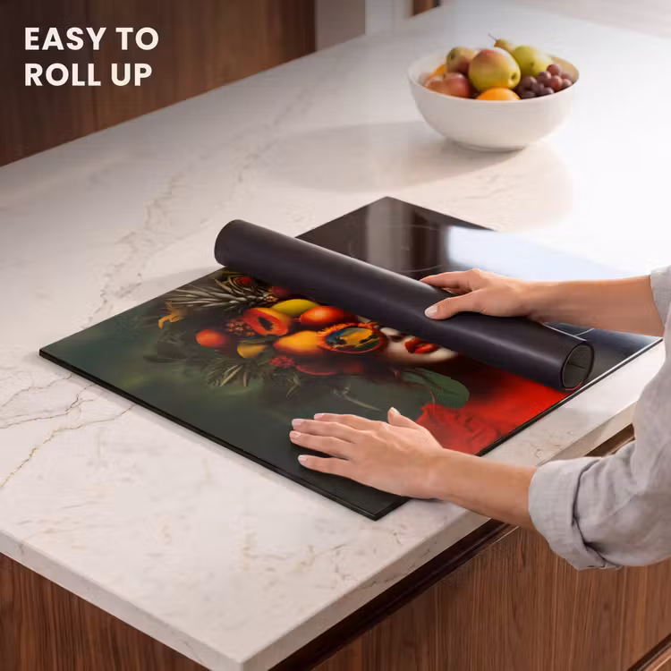 Induction hob protector - Woman - Fruits - Papaya - Pineapple — 6
