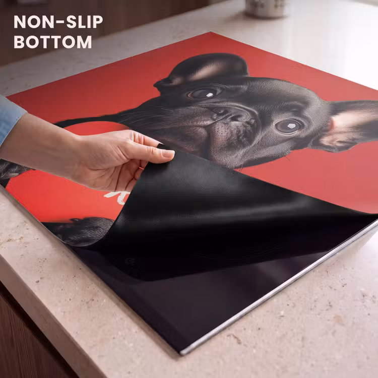 Induction hob protector - Amor - Dog - Heart - Red — 5