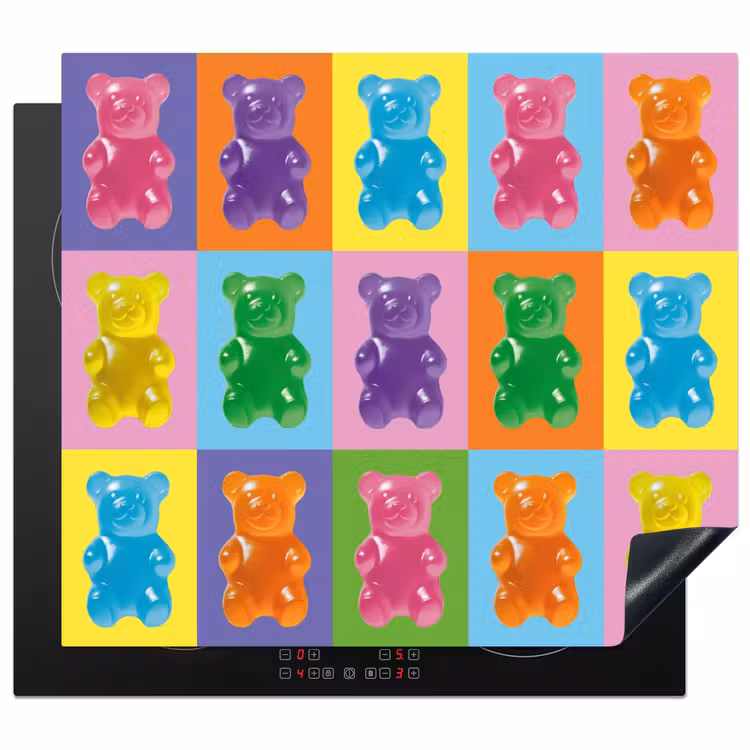 Induction hob protector - Art- Candy - Colorful — 1