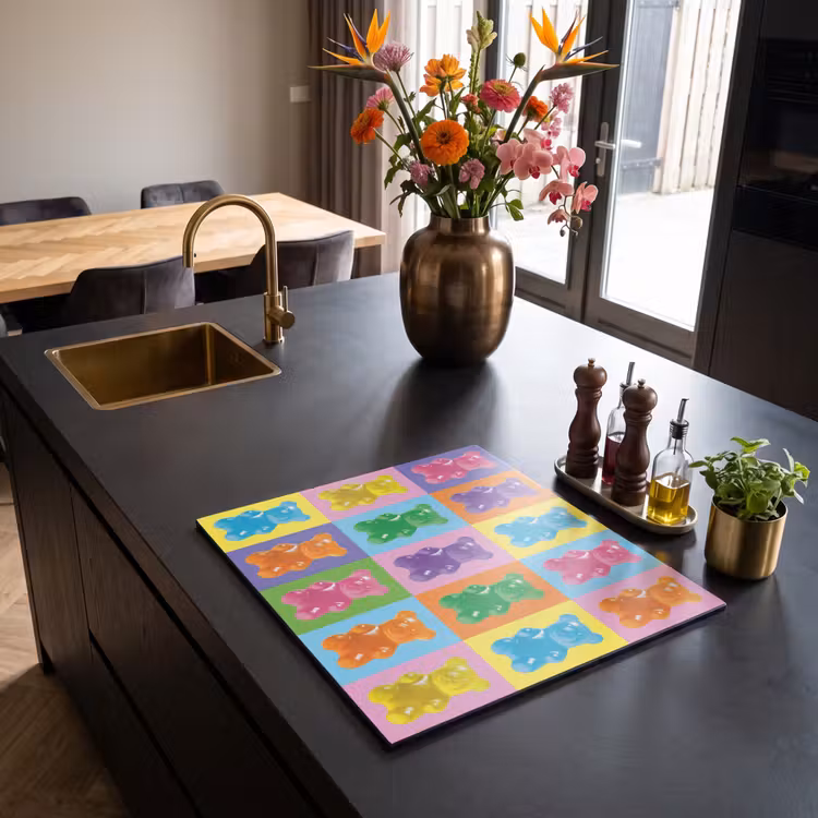 Induction hob protector - Art- Candy - Colorful — 2