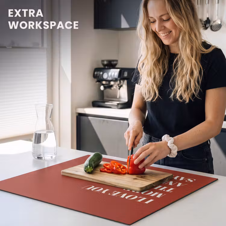 Induction hob protector - Red - Quote - Love — 7