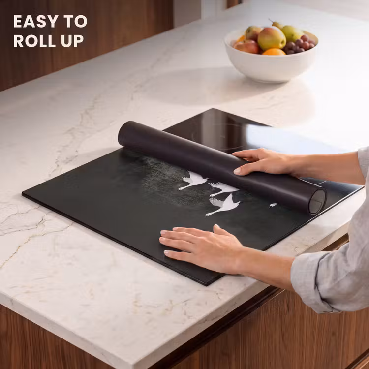 Induction hob protector - Bird - Japandi - Green — 6