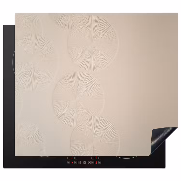 Induction hob protector - Japandi - Beige - Modern — 1
