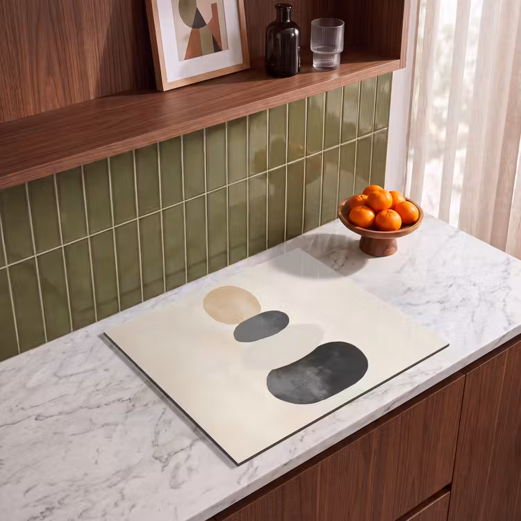 Induction hob protector - Japandi - Wabi sabi - Beige — 4