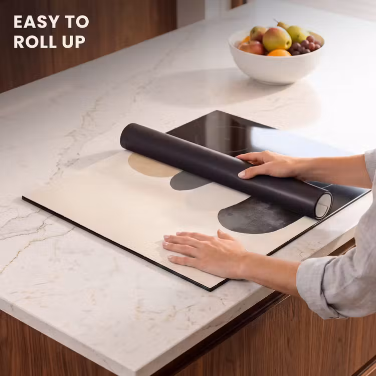 Induction hob protector - Japandi - Wabi sabi - Beige — 6