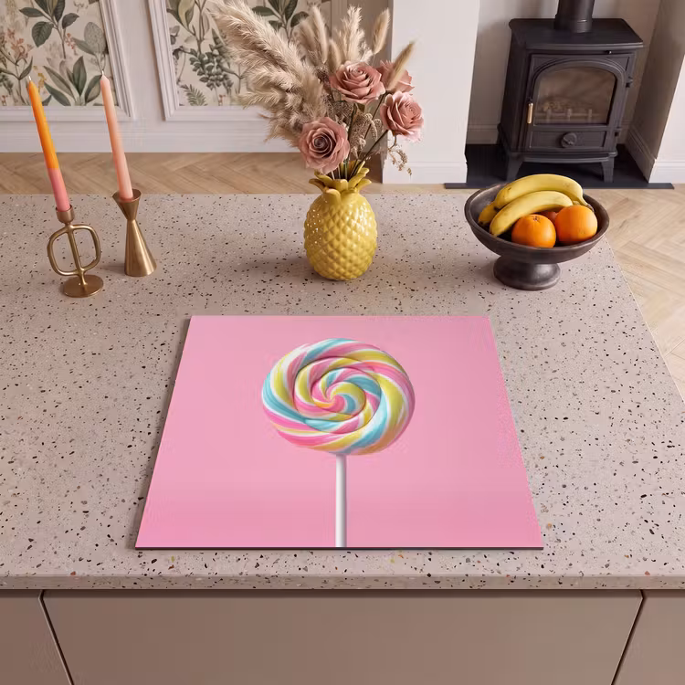 Induction hob protector - Lollipop - Pink - Candy - Sweet — 3