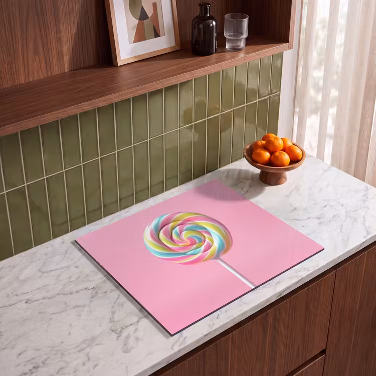 Induction hob protector - Lollipop - Pink - Candy - Sweet — 4