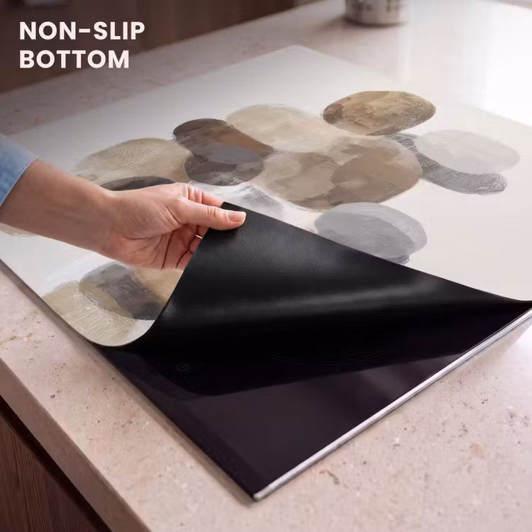 Induction hob protector - Oval - Color areas - Brush strokes — 5