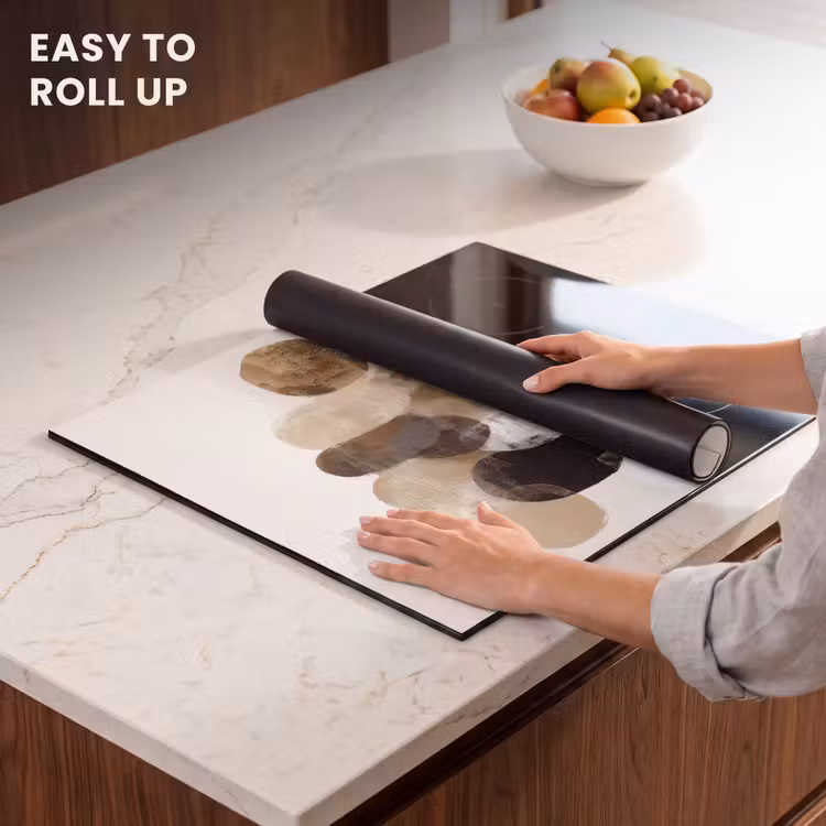 Induction hob protector - Oval - Color areas - Brush strokes — 6