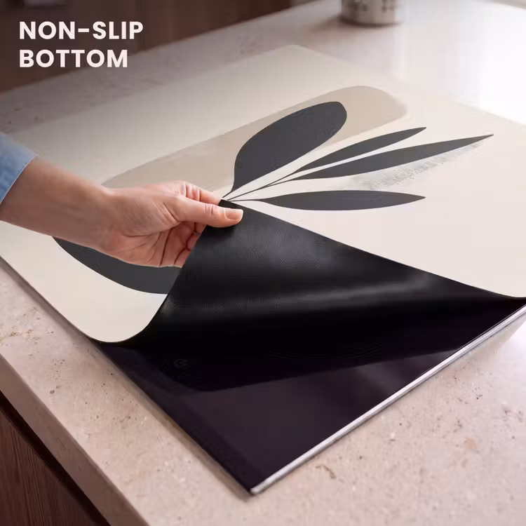 Induction hob protector - Plant - Beige - Japandi — 5