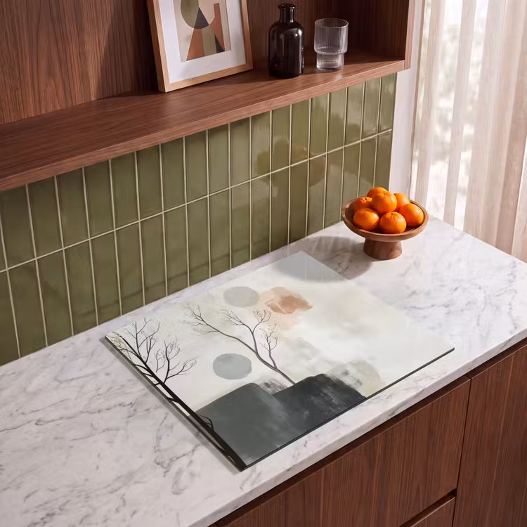 Induction hob protector - Wabi sabi - Beige - Plant — 4