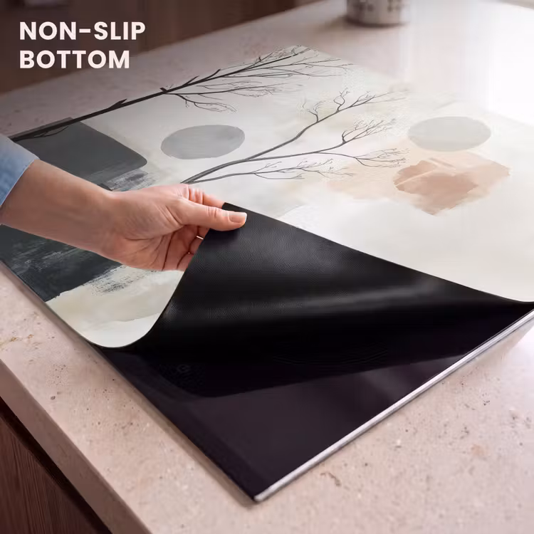 Induction hob protector - Wabi sabi - Beige - Plant — 5