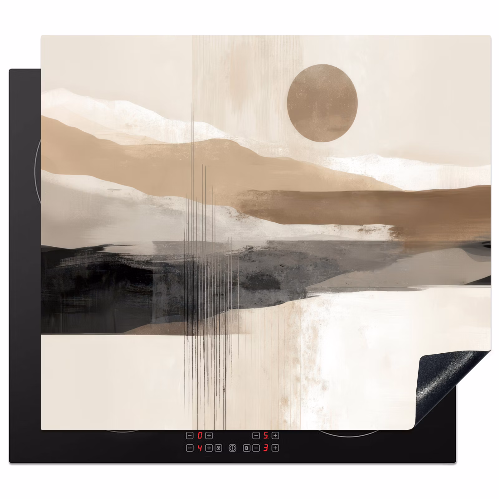 Induction hob protector - Minimalist - Landscape - Dimension — 1
