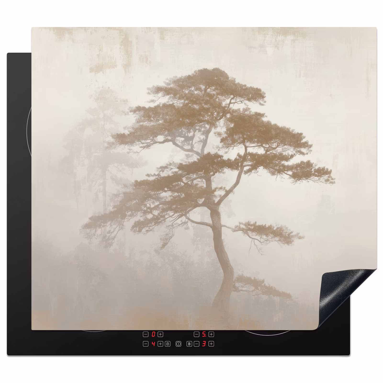 Induction hob protector - Tree - Oriental style - Landscape — 1