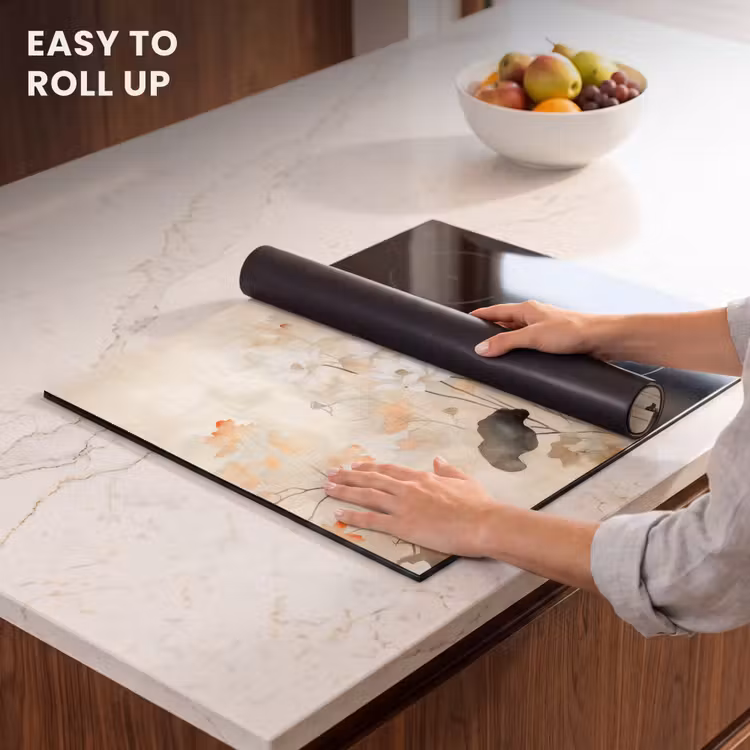 Induction hob protector - Flowers - Japandi - Wabi sabi — 6