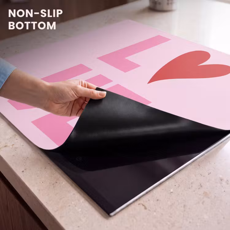 Induction hob protector - Love - Pink - Heart - Valentine — 5