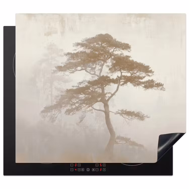 Induction hob protector - Tree - Oriental style - Landscape — 1