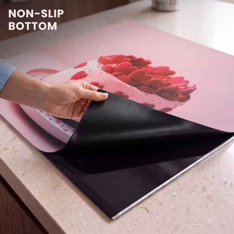 Induction hob protector - Cake - Heart - Pink — 5