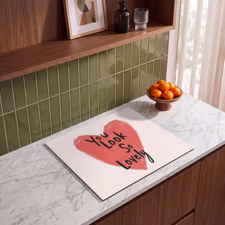 Induction hob protector - Heart - Red - Valentine — 4