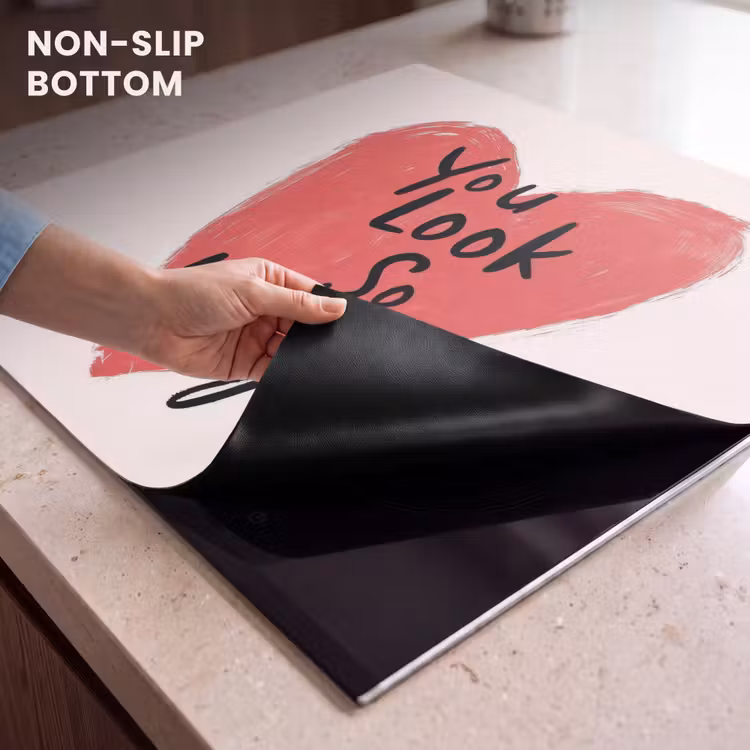 Induction hob protector - Heart - Red - Valentine — 5