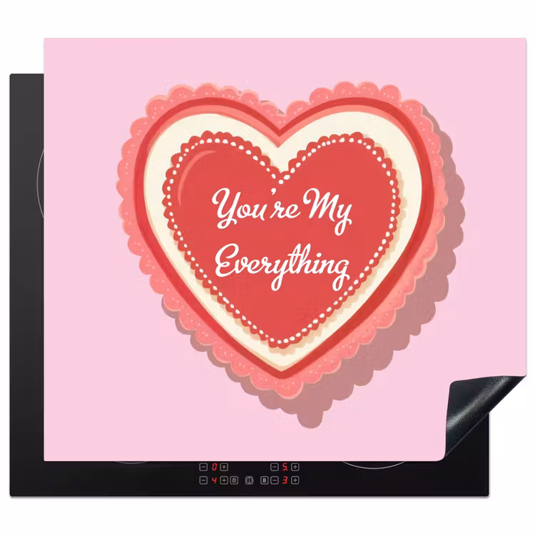 Induction hob protector - Love - Heart - Valentine — 1