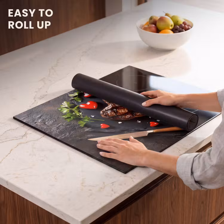 Induction hob protector - Steak - Heart - Cutlery — 6