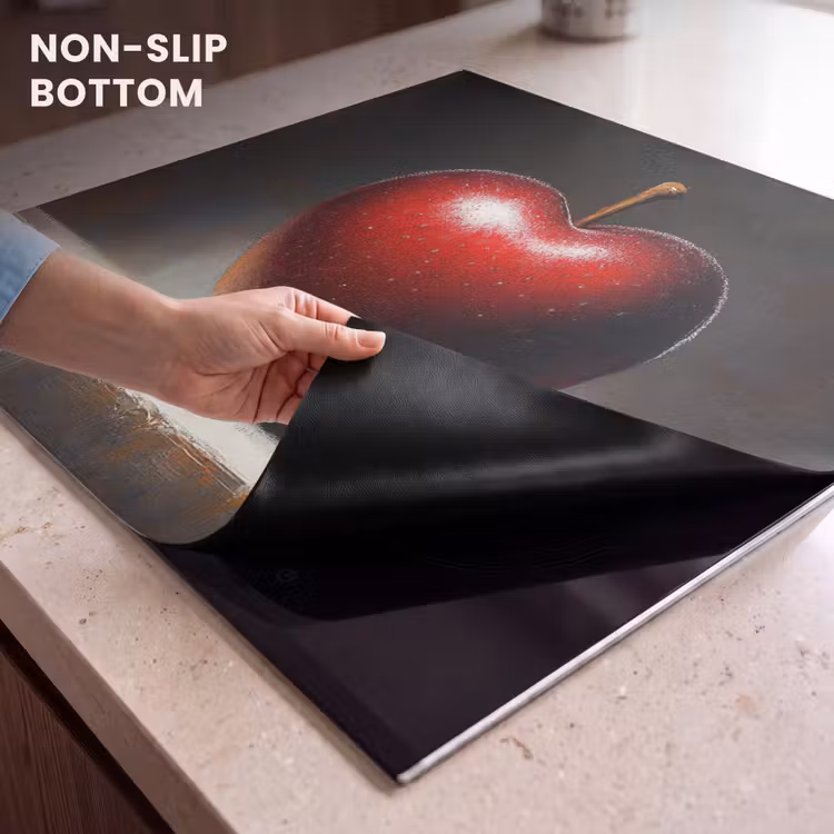 Induction hob protector - Apple - Heart - Red — 5