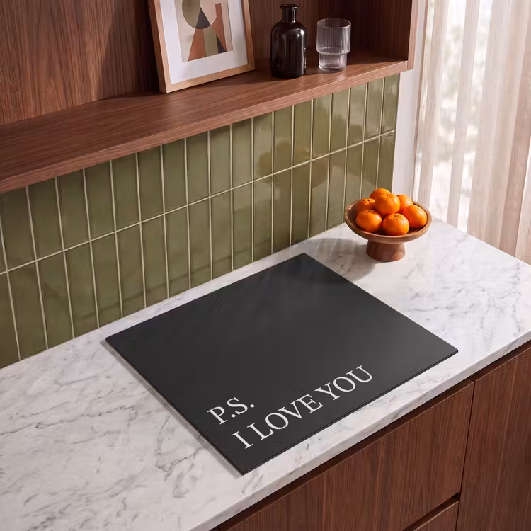 Induction hob protector - Black - Minimalist - Valentine — 4