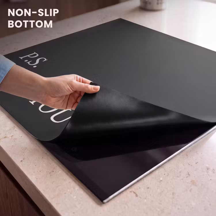 Induction hob protector - Black - Minimalist - Valentine — 5