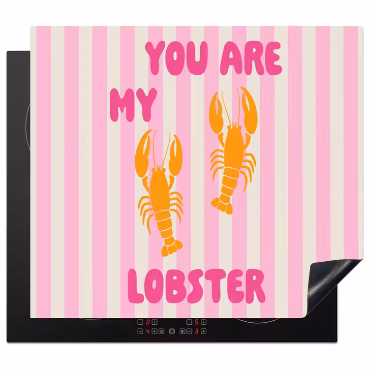 Induction hob protector - Lobster - Love - Valentine — 1