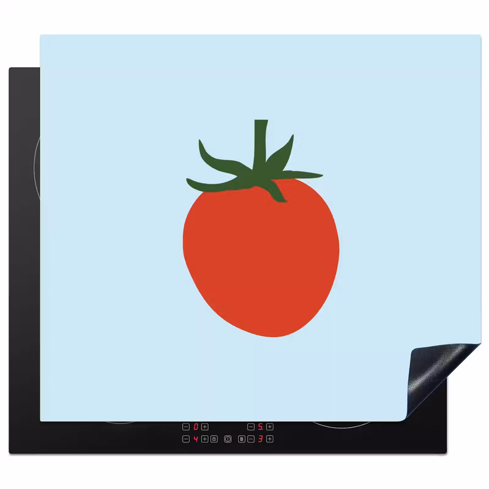 Induction hob protector - Red - Tomato - Vegetable — 1