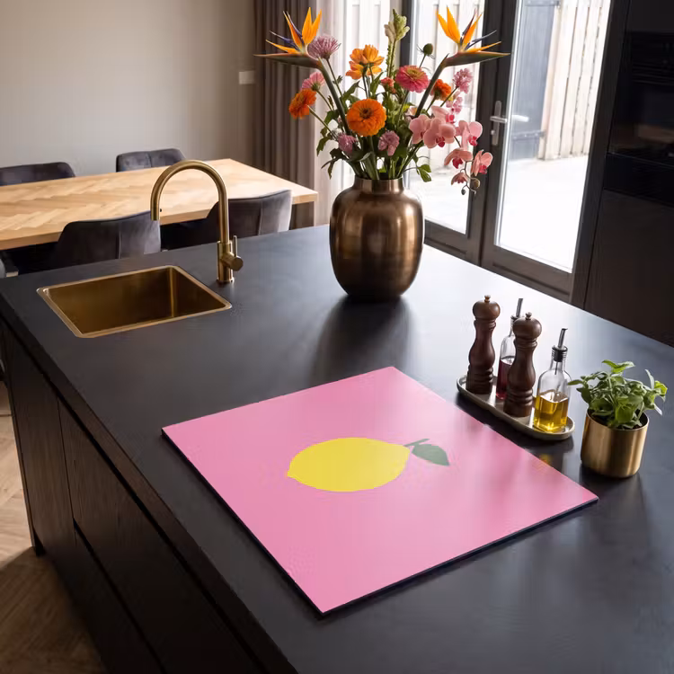 Induction hob protector - Lemon - Yellow - Fresh — 2